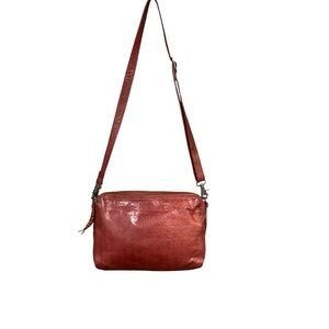 Day‎ and Mood Chic Red Leather Crossbody Bag